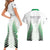 Custom New Zealand Fern Football Couples Matching Short Sleeve Bodycon Dress and Hawaiian Shirt Simple Style
