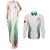 Custom New Zealand Fern Football Couples Matching Tank Maxi Dress and Long Sleeve Button Shirt Simple Style