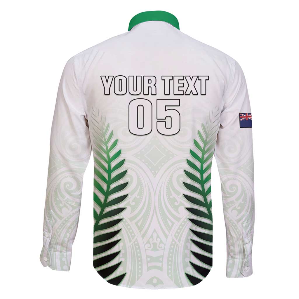 Custom New Zealand Fern Football Family Matching Tank Maxi Dress and Hawaiian Shirt Simple Style LT05 - Polynesian Pride