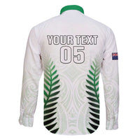Custom New Zealand Fern Football Family Matching Tank Maxi Dress and Hawaiian Shirt Simple Style LT05 - Polynesian Pride