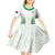 Custom New Zealand Fern Football Kid Short Sleeve Dress Simple Style