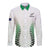 Custom New Zealand Fern Football Long Sleeve Button Shirt Simple Style