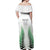 Custom New Zealand Fern Football Off Shoulder Maxi Dress Simple Style