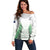 Custom New Zealand Fern Football Off Shoulder Sweater Simple Style