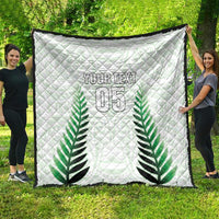 Custom New Zealand Fern Football Quilt Simple Style LT05 - Polynesian Pride