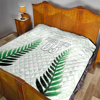 Custom New Zealand Fern Football Quilt Simple Style LT05 - Polynesian Pride