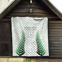 Custom New Zealand Fern Football Quilt Simple Style LT05 - Polynesian Pride