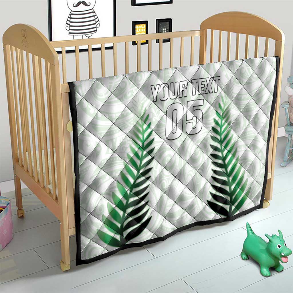 Custom New Zealand Fern Football Quilt Simple Style LT05 - Polynesian Pride