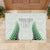 Custom New Zealand Fern Football Rubber Doormat Simple Style