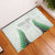 Custom New Zealand Fern Football Rubber Doormat Simple Style
