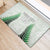 Custom New Zealand Fern Football Rubber Doormat Simple Style