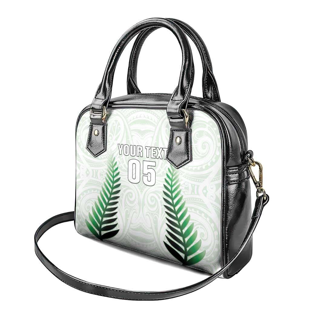 Custom New Zealand Fern Football Shoulder Handbag Simple Style