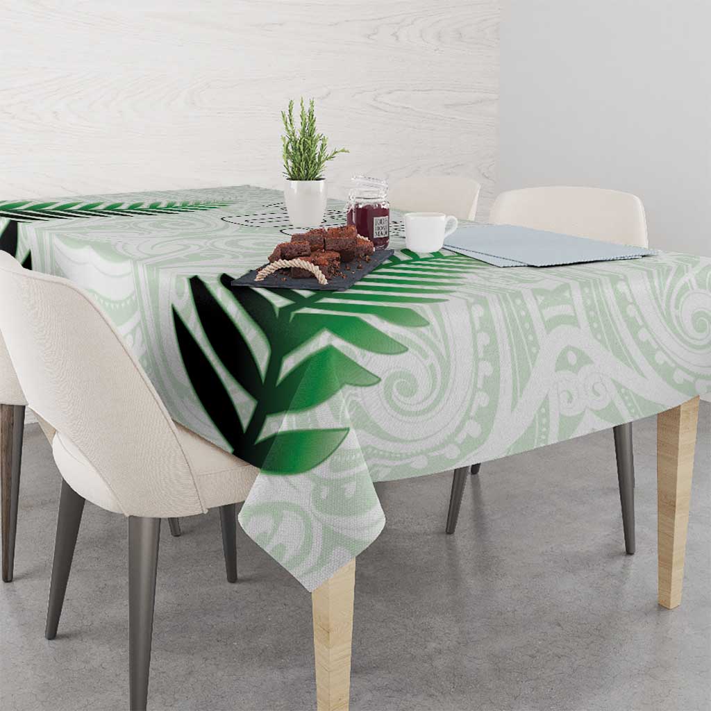 Custom New Zealand Fern Football Tablecloth Simple Style