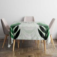 Custom New Zealand Fern Football Tablecloth Simple Style