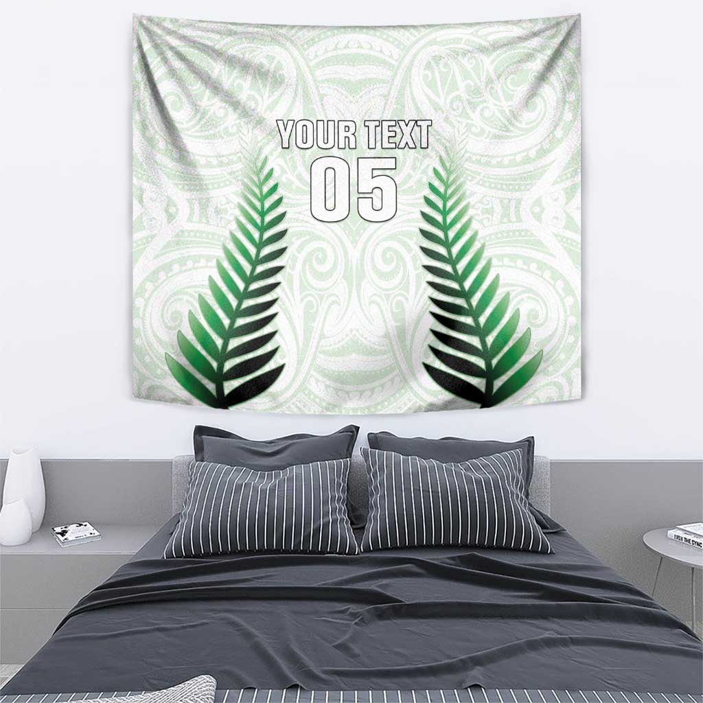 Custom New Zealand Fern Football Tapestry Simple Style