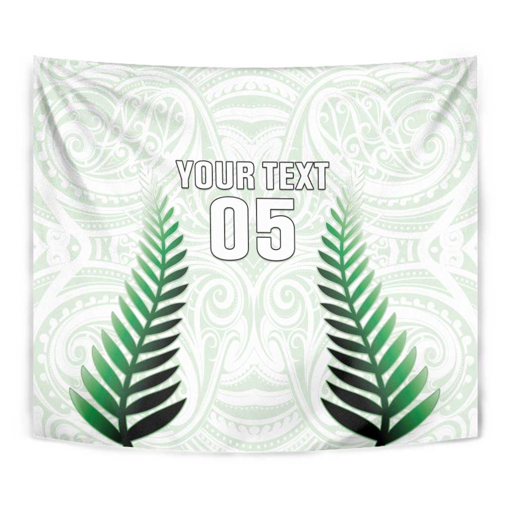 Custom New Zealand Fern Football Tapestry Simple Style