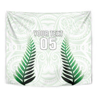 Custom New Zealand Fern Football Tapestry Simple Style