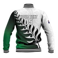 Custom New Zealand Football Baseball Jacket Go Aotearoa
