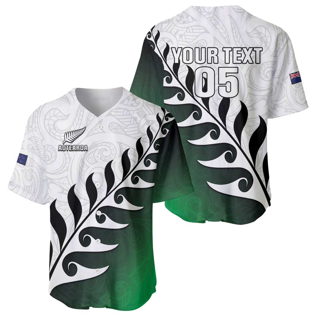 Custom New Zealand Football Baseball Jersey Go Aotearoa LT05 - Polynesian Pride