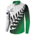 Custom New Zealand Football Button Sweatshirt Go Aotearoa