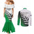 Custom New Zealand Football Couples Matching Mermaid Dress and Long Sleeve Button Shirt Go Aotearoa