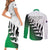Custom New Zealand Football Couples Matching Short Sleeve Bodycon Dress and Long Sleeve Button Shirt Go Aotearoa