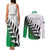 Custom New Zealand Football Couples Matching Tank Maxi Dress and Long Sleeve Button Shirt Go Aotearoa