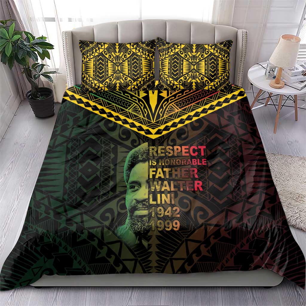 Happy Vanuatu Father Lini Day Bedding Set