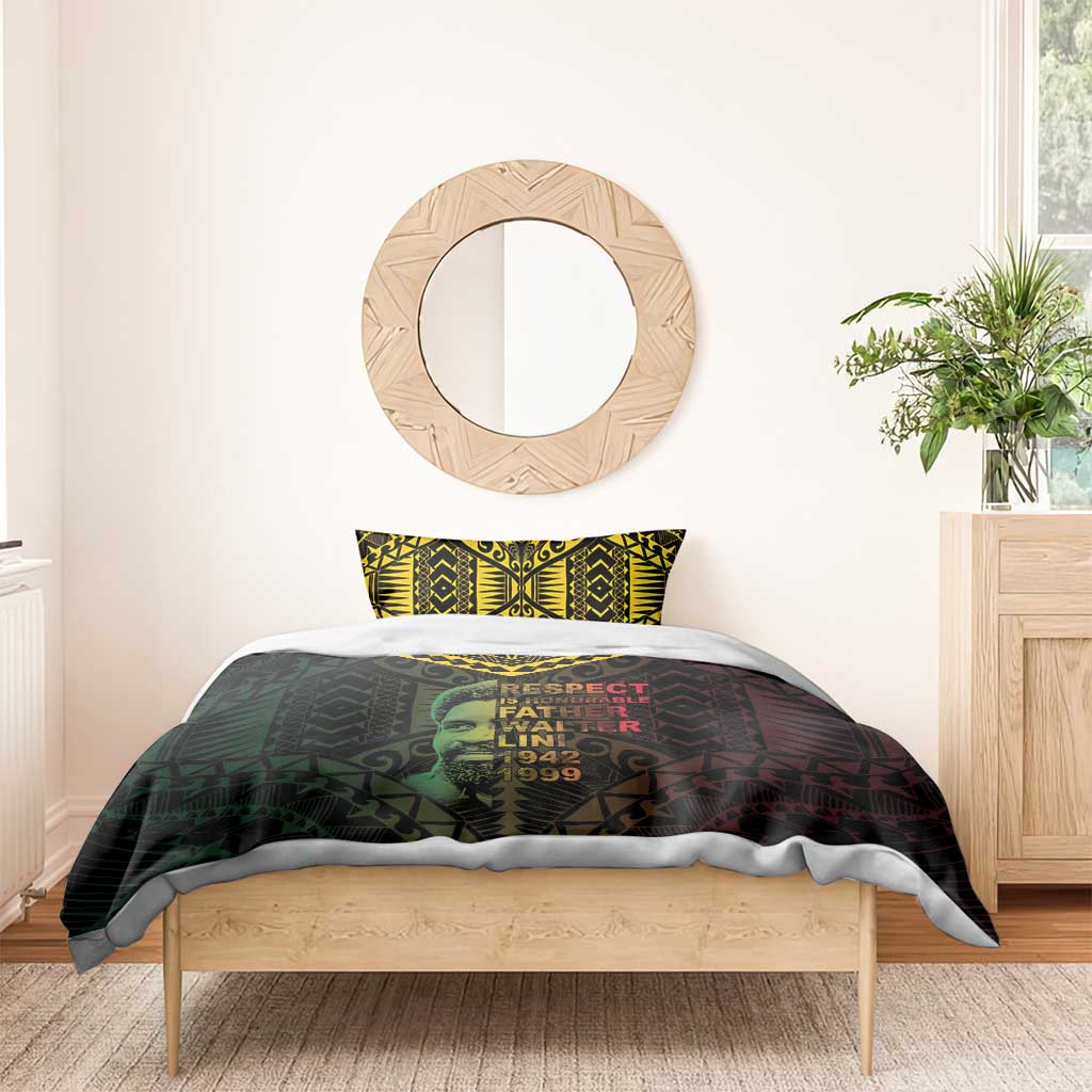 Happy Vanuatu Father Lini Day Bedding Set