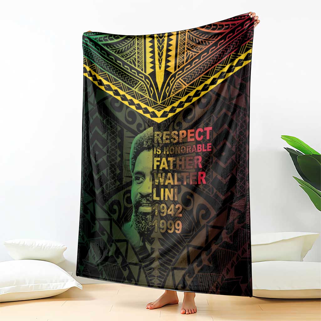 Happy Vanuatu Father Lini Day Blanket