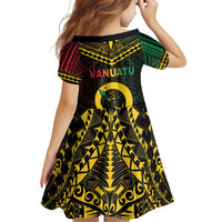 Happy Vanuatu Father Lini Day Family Matching Tank Maxi Dress and Hawaiian Shirt LT05 - Polynesian Pride