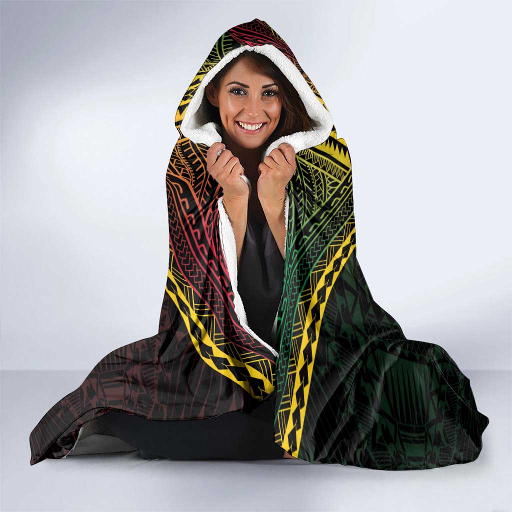 Happy Vanuatu Father Lini Day Hooded Blanket