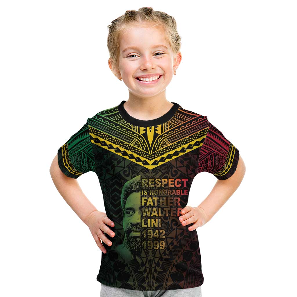 Happy Vanuatu Father Lini Day Kid T Shirt