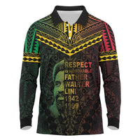Happy Vanuatu Father Lini Day Long Sleeve Polo Shirt