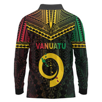 Happy Vanuatu Father Lini Day Long Sleeve Polo Shirt