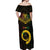 Happy Vanuatu Father Lini Day Off Shoulder Maxi Dress