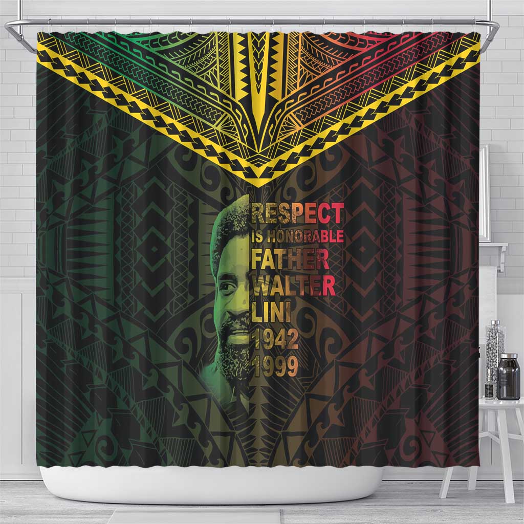 Happy Vanuatu Father Lini Day Shower Curtain