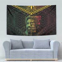 Happy Vanuatu Father Lini Day Tapestry