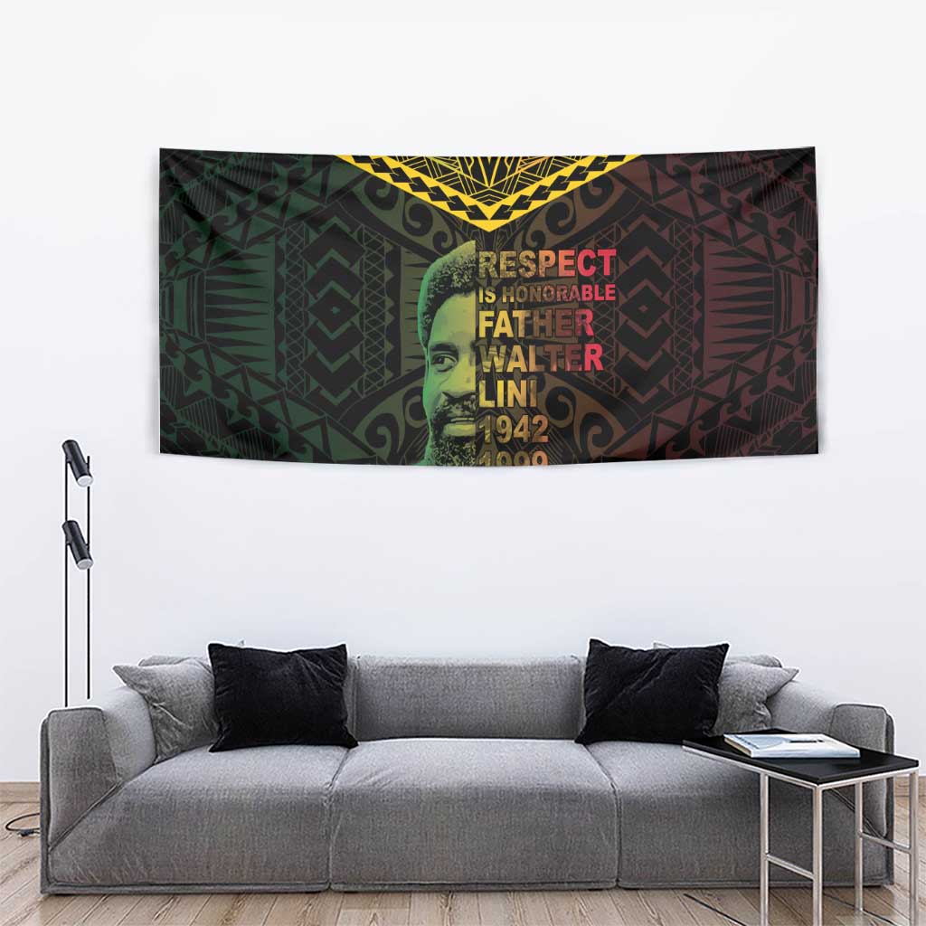 Happy Vanuatu Father Lini Day Tapestry