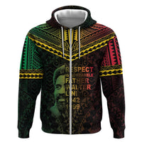 Happy Vanuatu Father Lini Day Zip Hoodie