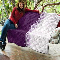 Hawaii Hibiscus Flowers Quilt Purple Polynesian Pattern LT05 - Polynesian Pride
