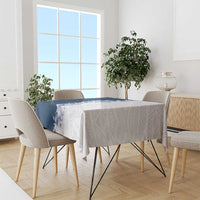 Hawaii Hibiscus Flowers Tablecloth Blue Polynesian Pattern LT05 - Polynesian Pride