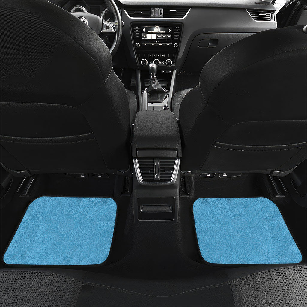 Personalised Fiji Day 2026 Car Mats Masi Tapa Pattern With Palm Tree
