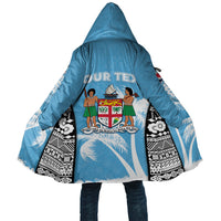 Personalised Fiji Day 2026 Cloak Masi Tapa Pattern With Palm Tree