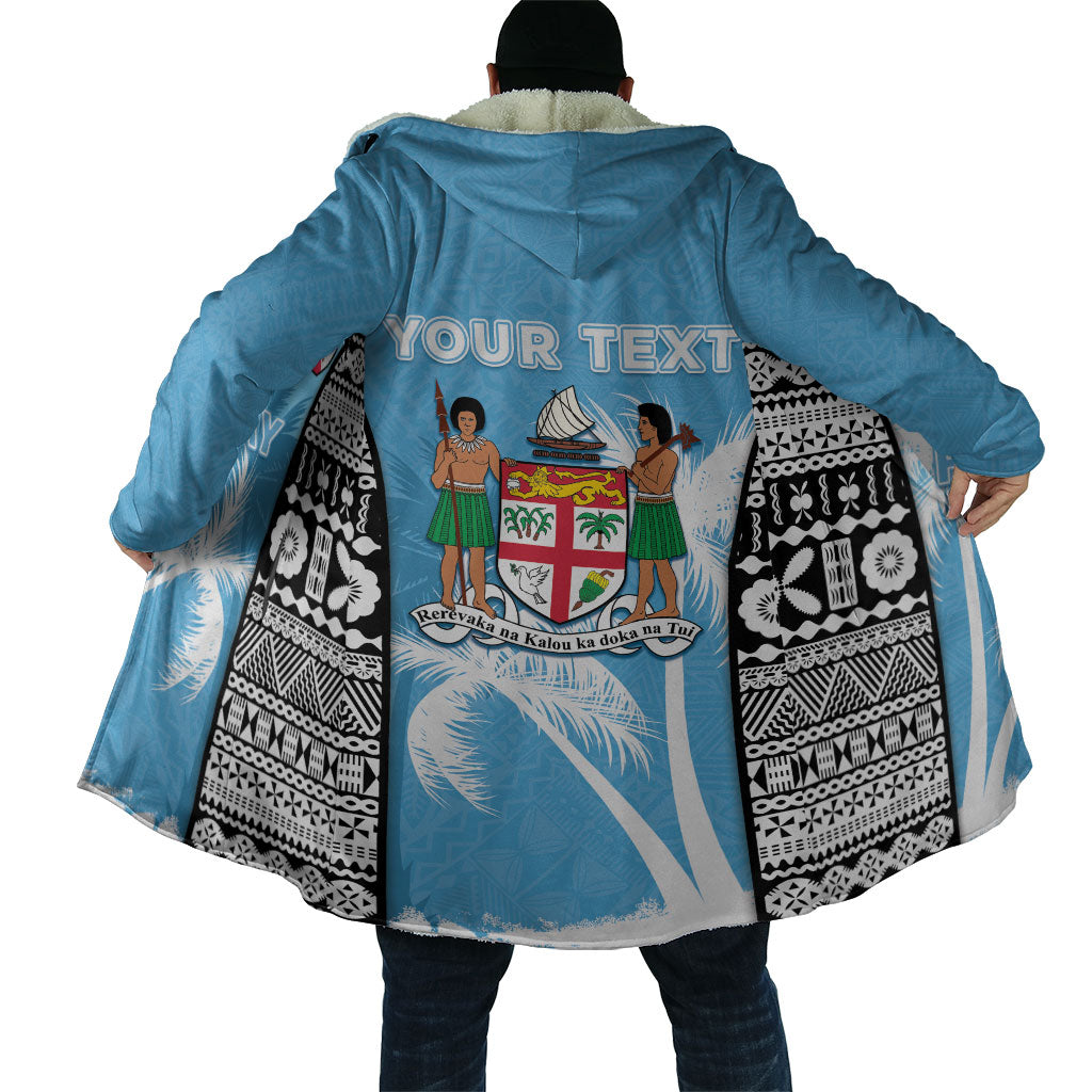 Personalised Fiji Day 2026 Cloak Masi Tapa Pattern With Palm Tree