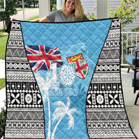 Fiji Day 2026 Quilt Masi Tapa Pattern With Palm Tree