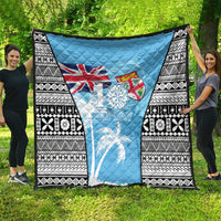 Fiji Day 2026 Quilt Masi Tapa Pattern With Palm Tree