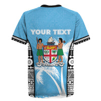 Personalised Fiji Day 2026 Rugby Jersey Masi Tapa Pattern With Palm Tree