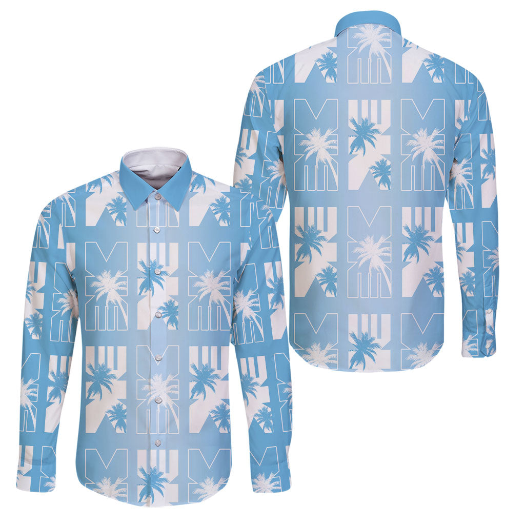Bula Fiji Family Matching Puletasi and Hawaiian Shirt Blue Makare Masi Tapa Pattern