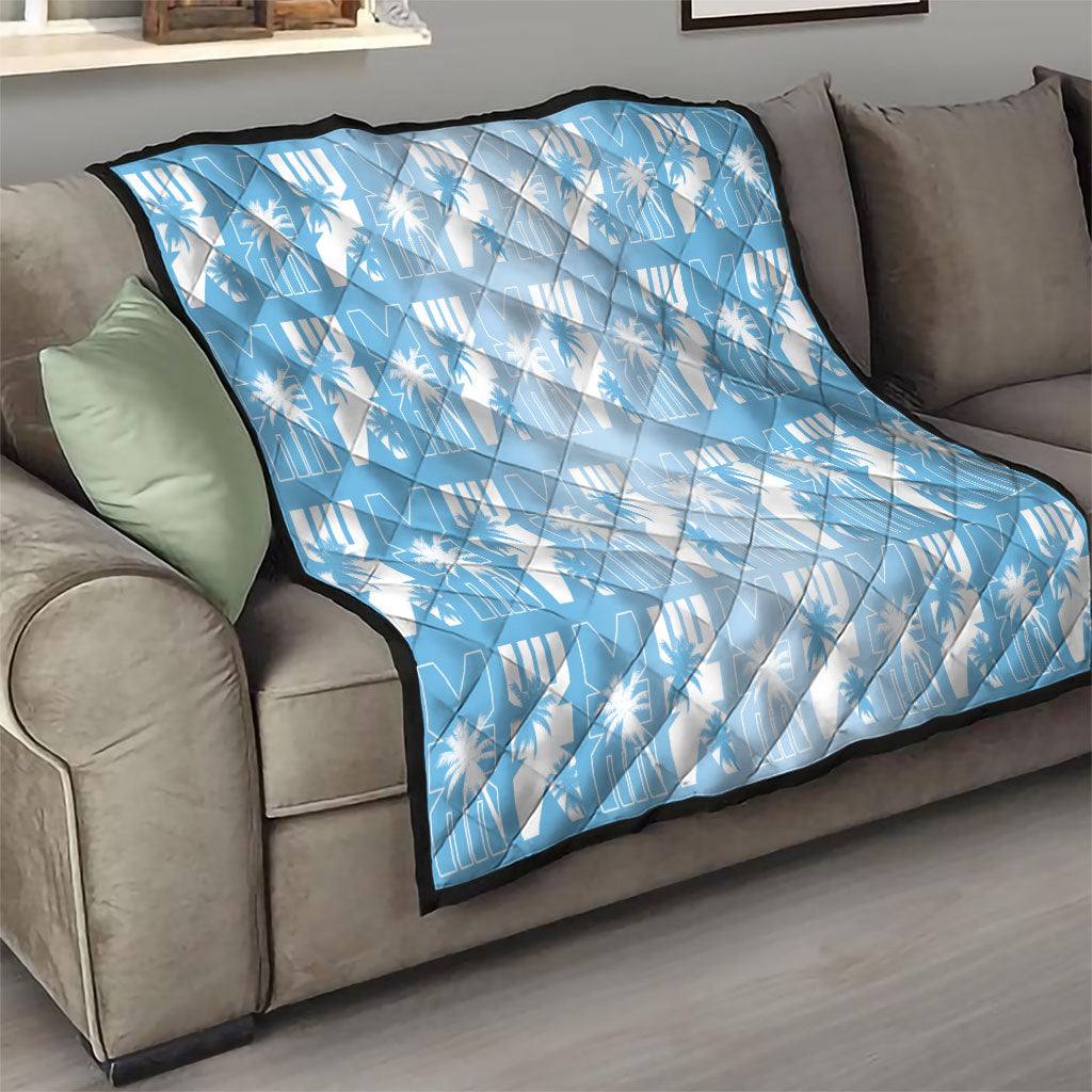 Bula Fiji Quilt Blue Makare Masi Tapa Pattern